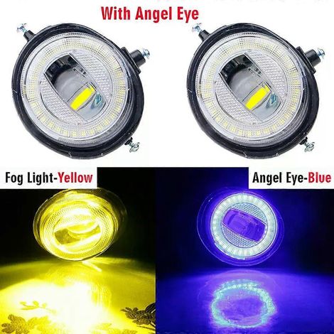 Feux antibrouillard LED compatibles (2 pièces) pour Mazda CX-5 CX5 (KE) I 2012 2013 2014 2015 2016 2017 (Jaune) (1/5)