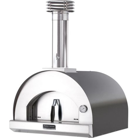 forno pizza a legna fontana "margherita" colore antracite 2 pizze