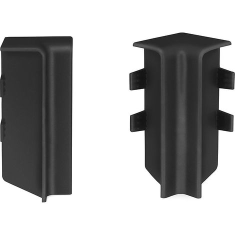 KGM Innenecken für Sockelleiste Modern anthrazitgrau 16 x 58 mm
