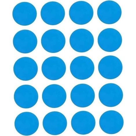 20pcs Patch Patch Direction Kit de réparation en Plastique Patches de réparation Auto-adhésive pour piscines Bateaux gonflables (1/4)