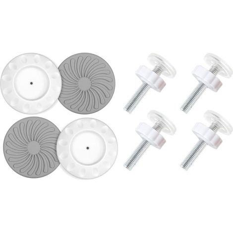 Lot de 8 barrières de sécurité pour bébé, fixation par pression, tige filetée, butées de sécurité pour portes, murs, escaliers pour animaux de compagnie, barrières pour bébés (1/4)