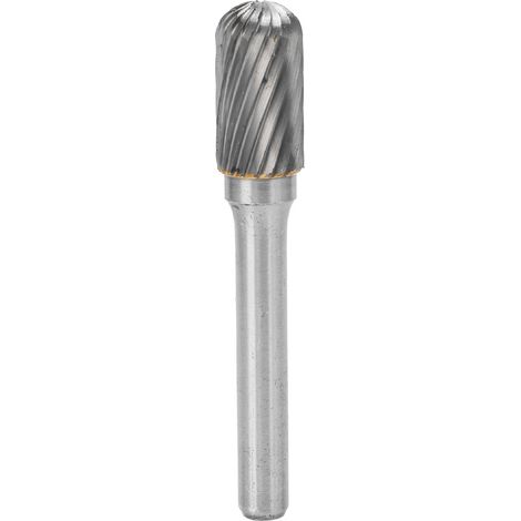 Lime rotative monodentée argentée en carbure pour meulage, soudure et ébavurage aviation automobile (1/5)