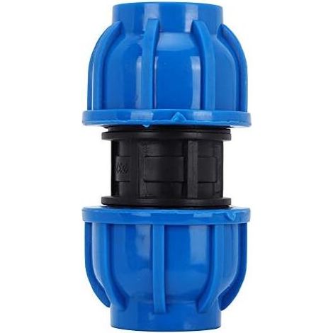 4 bouchons droits en plastique PE, 32 mm à 32 mm, adaptateurs pour tuyaux d'eau, raccords droits, raccords de tuyauterie - Crezuo