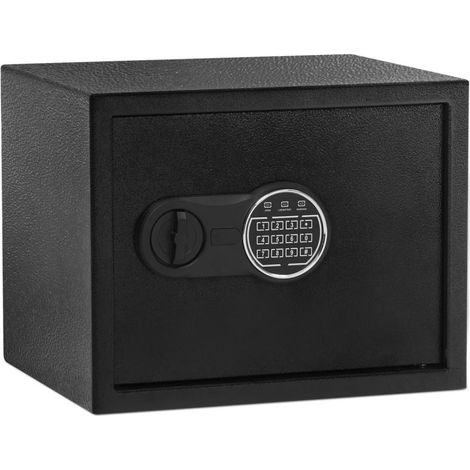 Coffre fort éléctronique avec serrure à combinaison - Noir - L 40 x H 34 x P 32 cm - Livraison gratuite (1/5)