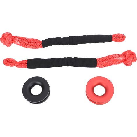 Treuil à anneau de récupération robuste haute résistance pour câble de treuillage, adapté aux VTT, UTV, remorque, camion, SUV, 4x4 - récupération tout-terrain (1/5)