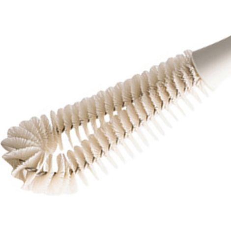 Goupillon de nettoyage pour bouteille, brosse à vaisselle à long manche pour nettoyage en profondeur, brosse grise