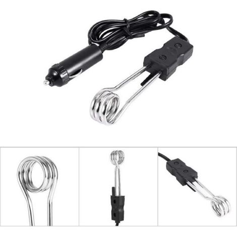 Thermoplongeur - 120-140 W - Pour Prise Allume-Cigare 12 V 24 V - Acier Inoxydable - Portable - 1 Pièce (1/4)
