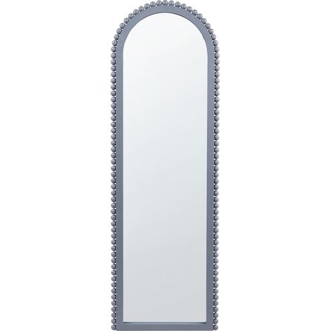 Espejo decorativo de pared estilo moderno de madera de paulownia 53 x 165 cm gris Barenton (1/5)