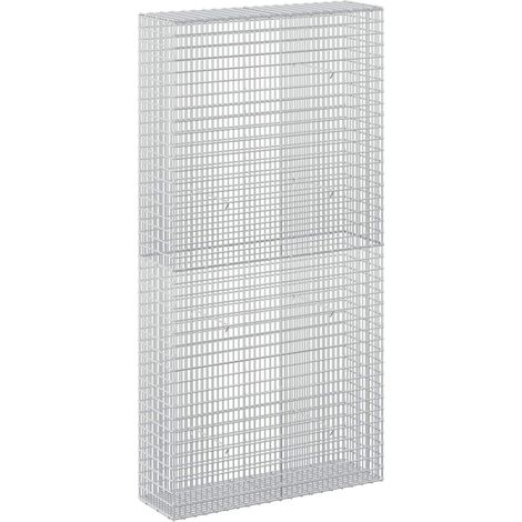 Gabione mit 5 mm Draht und 5x2,5 cm Maschen 100x30x200 cm vidaXL (1/5)