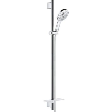 GROHE Rainshower Smartactive 130 Rociador de ducha de 3 chorros con barra