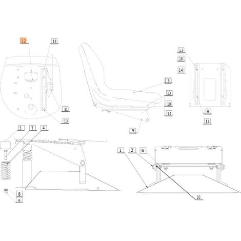 INTERRUPTOR DE ASIENTO ORIGINAL EMAK SGN532150990