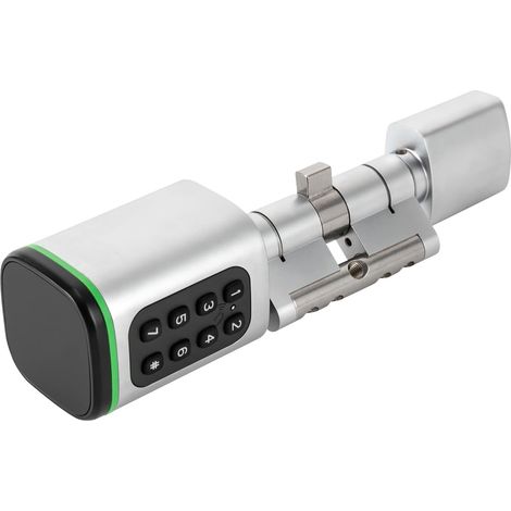 Elektronisches Türschloss mit Passwort, Smart Keycard, Handschlüssel und mobiler App, Smart Lock Elektronisches Schloss für Smart Home, mit Notfallschnittstelle