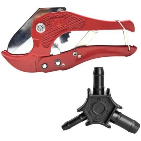 Multi-Layer Pipe Cutter and Deburrer Tool Set, Tube Cutter Pliers for 1-5/8 Inch 42MM Pipe Cutter, Deburrer Calibrator for Diameter 16-20-25MM Pipe with Ergonomic Handle (No (1/5)