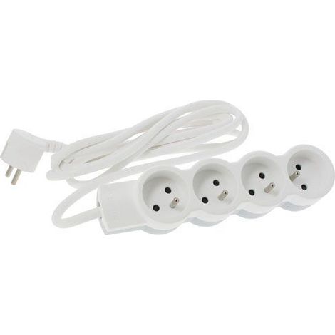 Rallonge multiprises standard 4x2P+T Legrand 050055