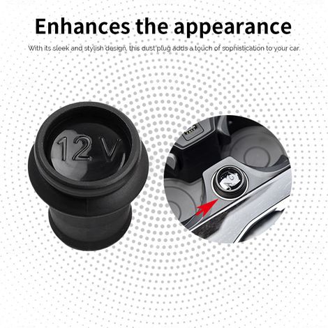 Bouchon anti-poussière d'allume-cigare étanche, couvercle de protection remplacement pour BMW G-Series G20 G21 G28 X5 G05 X6 G06 6134 9392 052 (1/5)