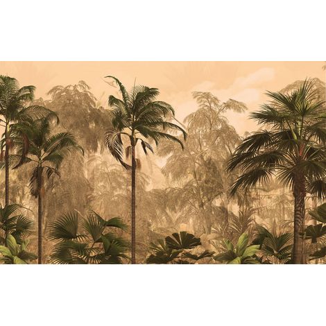 Papier peint panoramique - Forêt Tropicale - 130 cm x 81 cm (1/2)