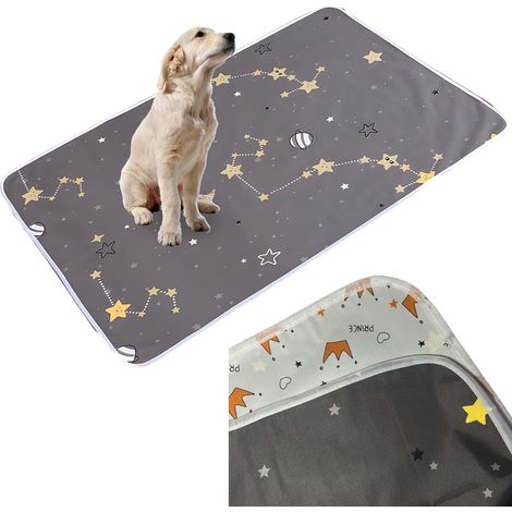 Tapis Pour Educateur Pipi Animaux - Domestiques Réutilisables Absorbants, Grands L'Intérieur Et Les Déplacements Pipi Pads Grands Pour Chiens Moyenne Ou Grande Taille Lapins Cochons D'Inde (1/5)