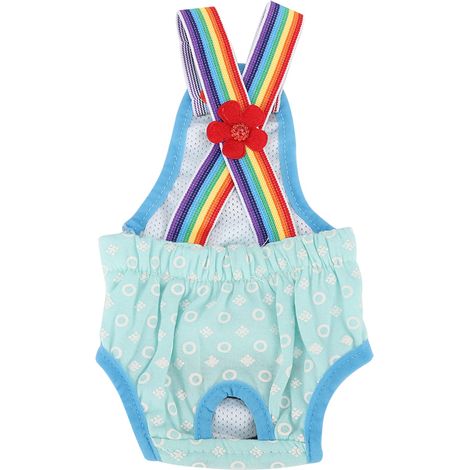 Culotte Hygiénique Pour Chienne - Sous-Vêtement Menstruel Respirant Avec Bretelles Élastiques - Protection Pendant Les Chaleurs - Taille S (1/5)