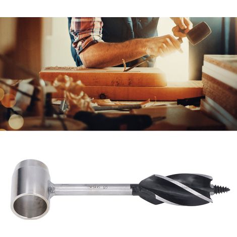 ManoMano: Bushcraft Handgewindebohrer aus HSS für Holzbearbeitung, Camping, Schwarz, 16,5 cm, Aufbewahrungstasche (1/5)