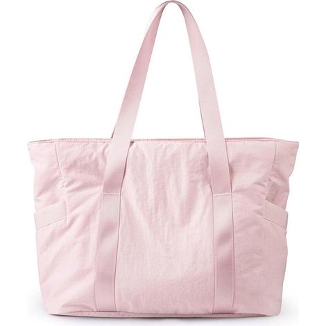 Sac cabas femme avec fermeture éclair - Sac bandoulière 15 pouces, sac pour ordinateur portable et sac d'école - Sac de courses week-end, sac d'épicerie et sac de plage - Idéal pour les voyages et le (1/5)