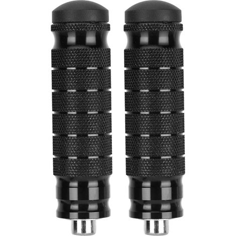Repose-pieds Pédales Moto M8, 2 pièces Repose-pieds Arrière CNC Universel M8 Anti-dérapant Pieds Pédale avec Boulons de Montage 8mm