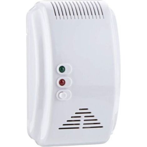 Détecteur de gaz, gaz naturel, détecteur de fuites de gaz, détecteur de gaz butane-méthane-propane, alarme lumineuse clignotante, alarme de gaz à brancher pour la cuisine - 1 unité FLITI (1/5)