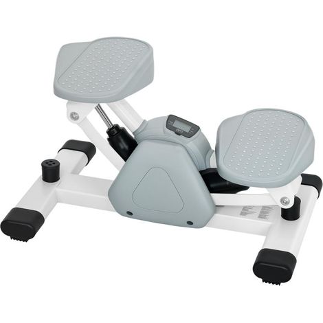 Mini stepper pour la maison avec écran LCD, appareil de musculation avec pédales antidérapantes, supportant jusqu'à 100 kg, idéal pour le renforcement des jambes, la remise en forme à domicile ou au b