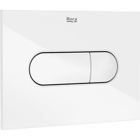 Roca Placa de accionamiento doble pulsador en plástico, blanco (A890222200)