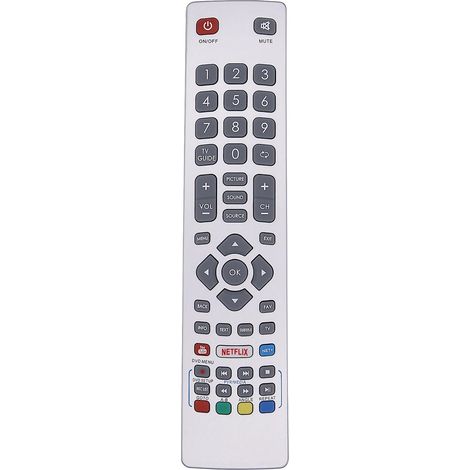 Nuovo telecomando sostitutivo Sharp Aquos TV per Smart TV LED LCD Freeview 4K Sharp Aquos - Nessuna configurazione richiesta (1/5)