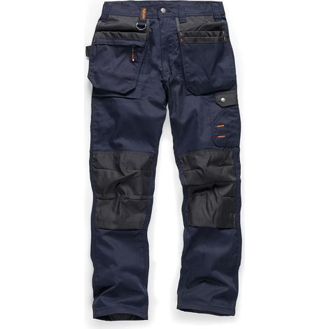 Scruffs - Pantalon De Travail Bleu Marine Worker Plus - Taille 38 R (1/4)