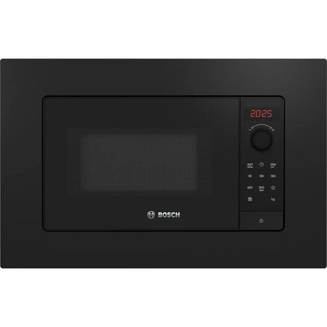 Microondas. 38 cm. 800 W. Programa de limpieza asistido. Pantalla roja. Negro. - BFL623MB4 - Bosch -