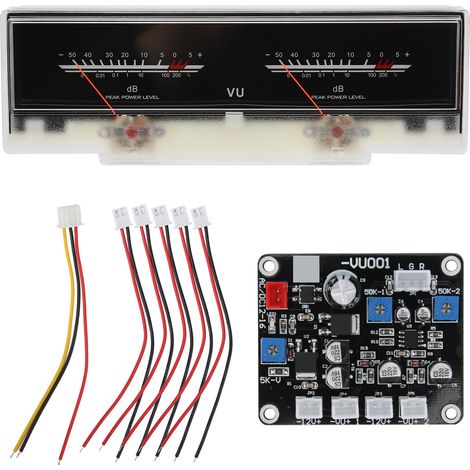 TS-DB78-W VU Niveau DB Compteur Préamplificateur Amplificateurs avec Carte Pilote Rétroéclairée (1/5)