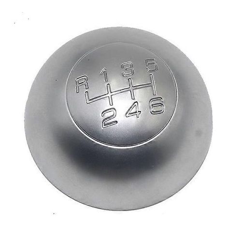 Cache-pommeau de levier de vitesse chromé mat à 6 rapports pour Alfa Romeo Giulietta (à partir de 2010). (1/5)