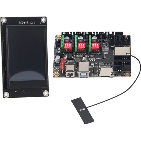 Carte mère 32 bits pour machine de gravure laser MKS DLC32 V2.1 avec écran tactile Wi-Fi 2,4 pouces, alimentation 12-24 V CC. (1/5)