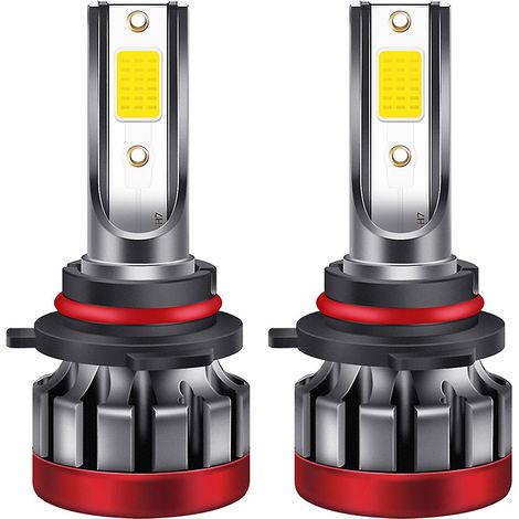 Lot de 2 ampoules LED G0040 Ev19 9006/hb4 - Lumière dorée - Sans erreur - Dissipation thermique rapide (1/5)