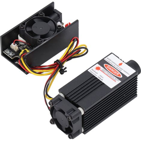 Lasergravurmodul mit einstellbarem Fokus, hohe Leistung, DIY-Gravurmaschinenaufsatz, 450 nm, 5,5 W (1/5)
