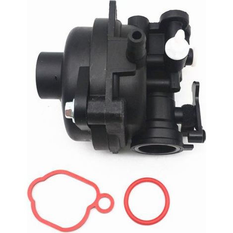 Carburateur pour Briggs Stratton 799583 593261 595656 591979 591160 moteur de tondeuse à gazon 300E 450E 500E 125cc 140ccc-Rouge (1/5)