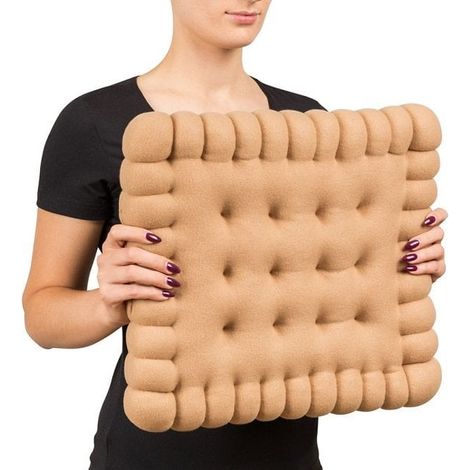 Grande cuscino decorativo a forma di biscotto, regalo per la fidanzata del compleanno della mamma (1/3)