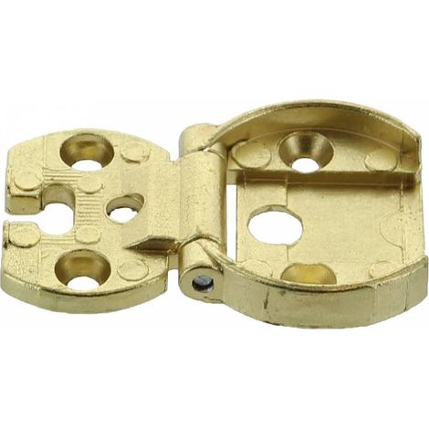 10 x CERNIERA P/MOBILI A0070 OTTONATO 35X25 MM
