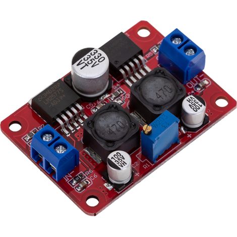 BeMatik - Alimentation DC-DC 3.5-28V à 1.25-26V avec convertisseur de tension LM2596S LM2577S DW-0390 (1/5)