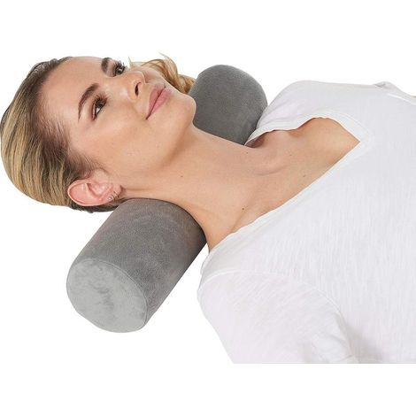 Oreiller cervical à rouleau pour soulager les douleurs cervicales-AquaForge (1/5)