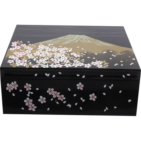 Boîte à sushi japonaise style Fuji, en plastique (1/5)