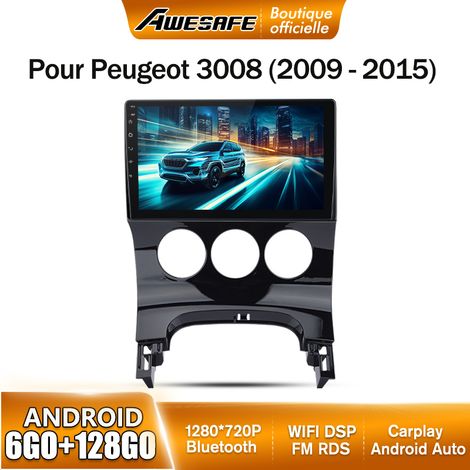 AWESAFE Autoradio Android 13 pour Peugeot 3008/5008 (2009-2016) 6Go+128Go avec 9'' Écran Tactile Carplay Android Auto GPS WiFi (1/5)
