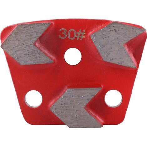 3 Pièces Disque de Ponçage Trapézoïdal Diamant 30 Grain Métal pour Sol (1/5)