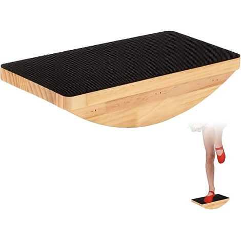 Balance Board - Wooden Cheer Flyer Stand - For Cheerleading Balance Training And Core Strength Development - 1 Unit (1/3)
