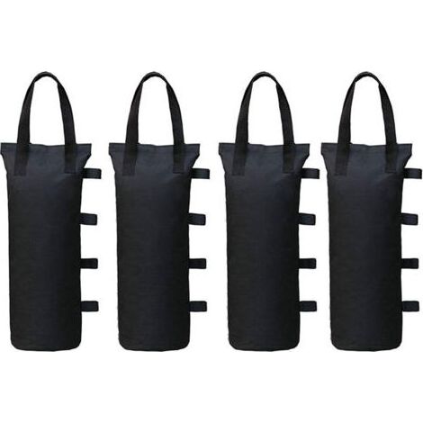 Poids Tonnelle Industrielle 600D, Jeu de 4 Poids pour Tonnelle, Revêtement Intérieur en PVC, Sac de Sable pour Tonnelle pour Tente Pop-up, Auvent ou Parasol (Unique Tube) (1/4)