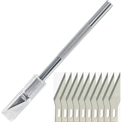 Le couteau artisanal comprend 20 lames de rechange, (1/3)