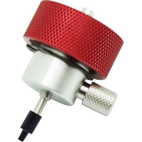 Adaptateur pour réservoir de gaz, adaptateur de remplissage de gaz, adaptateur, adaptateur, aiguille de propane, connexion gonflable pour le camping en plein air pour réservoir de gaz vert avec (1/5)