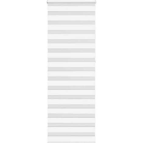 4014805 Store zèbre blanc 90x230 cm largeur du tissu 85,9 cm polyester (1/5)