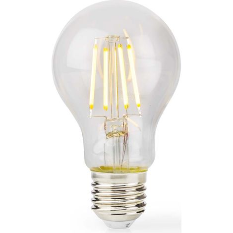 Nedis Bombilla LED Filamento E27 A60 Transparente 12W